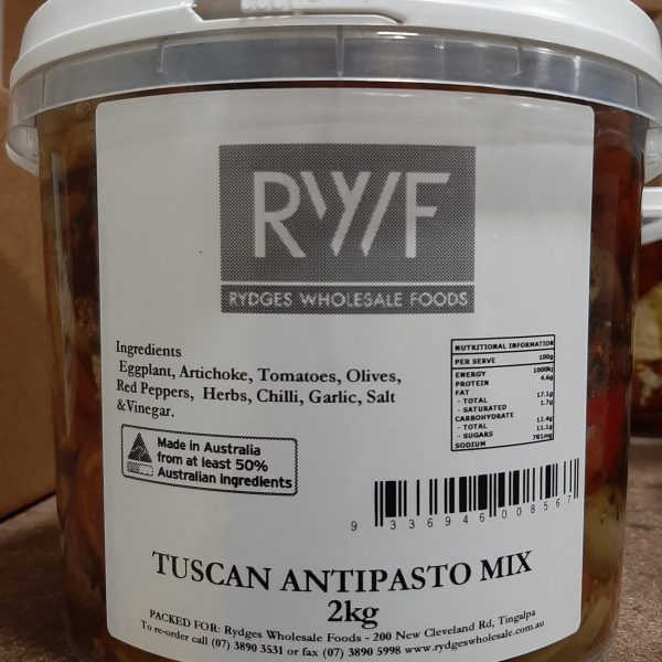 Antipasto Mix Tuscan 2kg Bucket