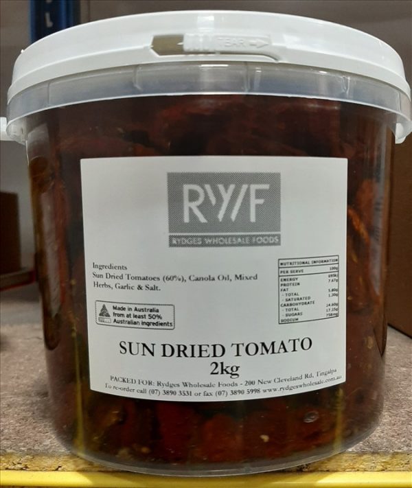 Sundried tomato 2kg tub