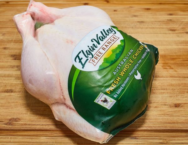 elgin free range whole chicken poly