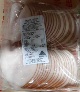 turkey sliced pendle 1kg