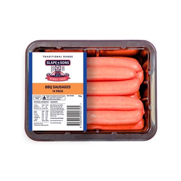 Slape - BBQ Sausages 1kg